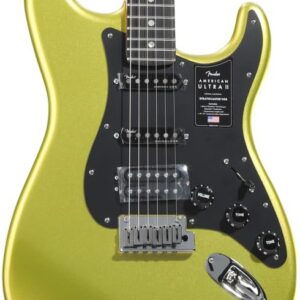 Fender American Ultra II Stratocaster HSS Electric Guitar - Solar Flare, Ebony Fingerboard