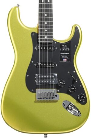 Fender American Ultra II Stratocaster HSS Electric Guitar - Solar Flare, Ebony Fingerboard