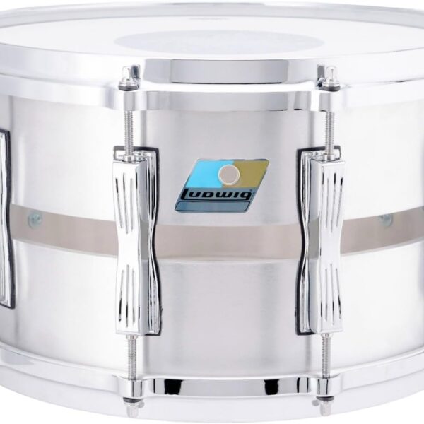 Ludwig Slotted Coliseum Snare Drum - 8 inches x 14 inches, Cast Aluminum, Limited Edition