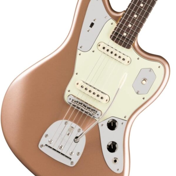 Fender American Professional Classic Jaguar Electric Guitar - Faded Firemist Gold