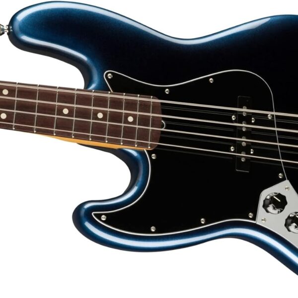 Fender American Professional II Jazz Bass, Dark Night, Left-Handed, Pau Ferro Fingerboard