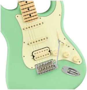 Fender American Performer Stratocaster HSS – Satin Seafoam Green with Maple Fingerboard
