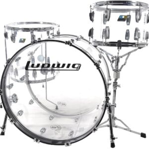 Ludwig Vistalite 13/16/24 3pc. Drum Kit Clear