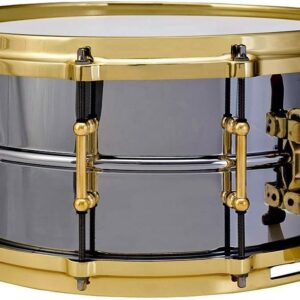 Ludwig LB417BT Black Beauty Brass on Brass 6.5 x 14 Inches Snare Drum