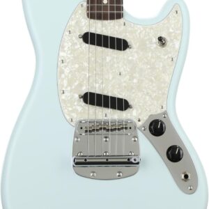 Fender American Performer Mustang - Satin Sonic Blue with Rosewood Fingerboard