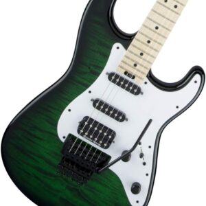 Jackson USA Signature Adrian Smith San Dimas DKQM - Transparent Green Burst