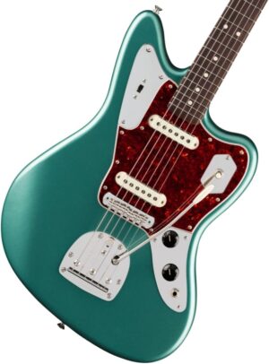 Fender American Professional Classic Jaguar Electric Guitar - Faded Sherwood Green Metallic