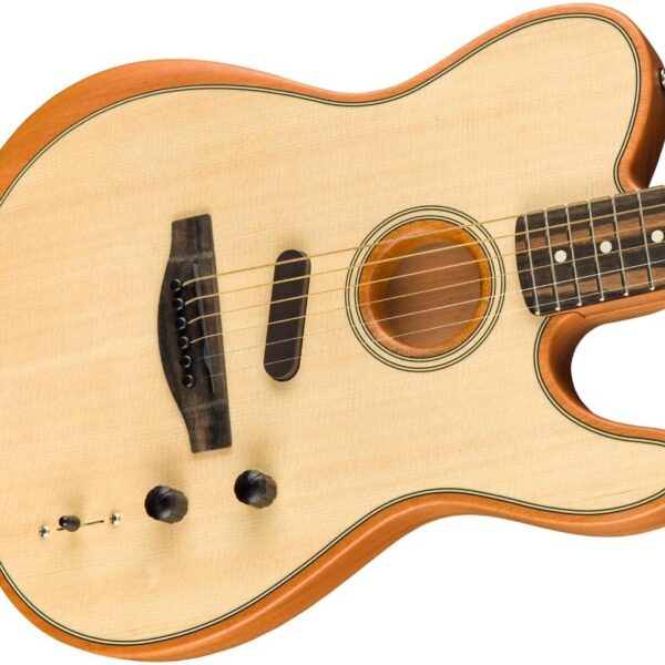 Fender American Acoustasonic Telecaster Acoustic Electric Guitar with Case