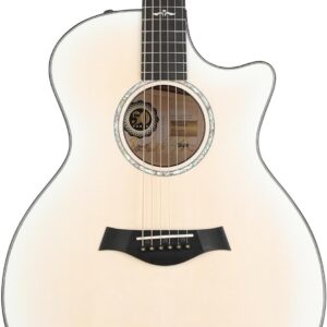 Taylor 614ce LTD 50th Anniversary Acoustic-Electric Guitar – Trans White w/ Edgeburst & Hardshell Case