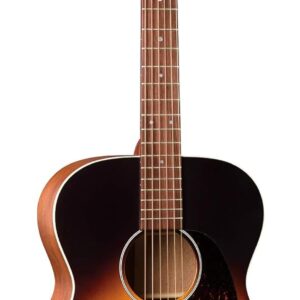 Martin Guitar 000-17 Acoustic Guitar with Hardshell Case, Sitka Spruce and Mahogany Construction, Satin Finish, 000-14 Fret and Modified Low Oval Neck Shape, Whiskey Sunset
