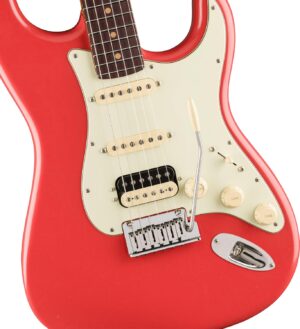 Fender American Ultra Luxe Vintage '60s Stratocaster HSS – Rosewood, Fiesta Red Bundle