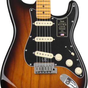 Fender American Ultra Luxe Stratocaster – 2-Color Sunburst with Maple Fingerboard