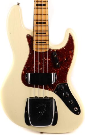 Fender Custom Shop 1968 Jazz Bass Journeyman Relic - Aged Vintage White