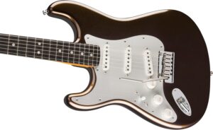 Fender American Ultra II Stratocaster Left-Hand with Ebony Fingerboard - Texas Tea