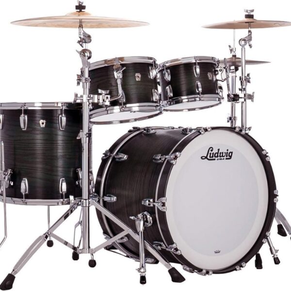 Ludwig Classic Oak Studio 22 4-piece Shell Pack - Smoke