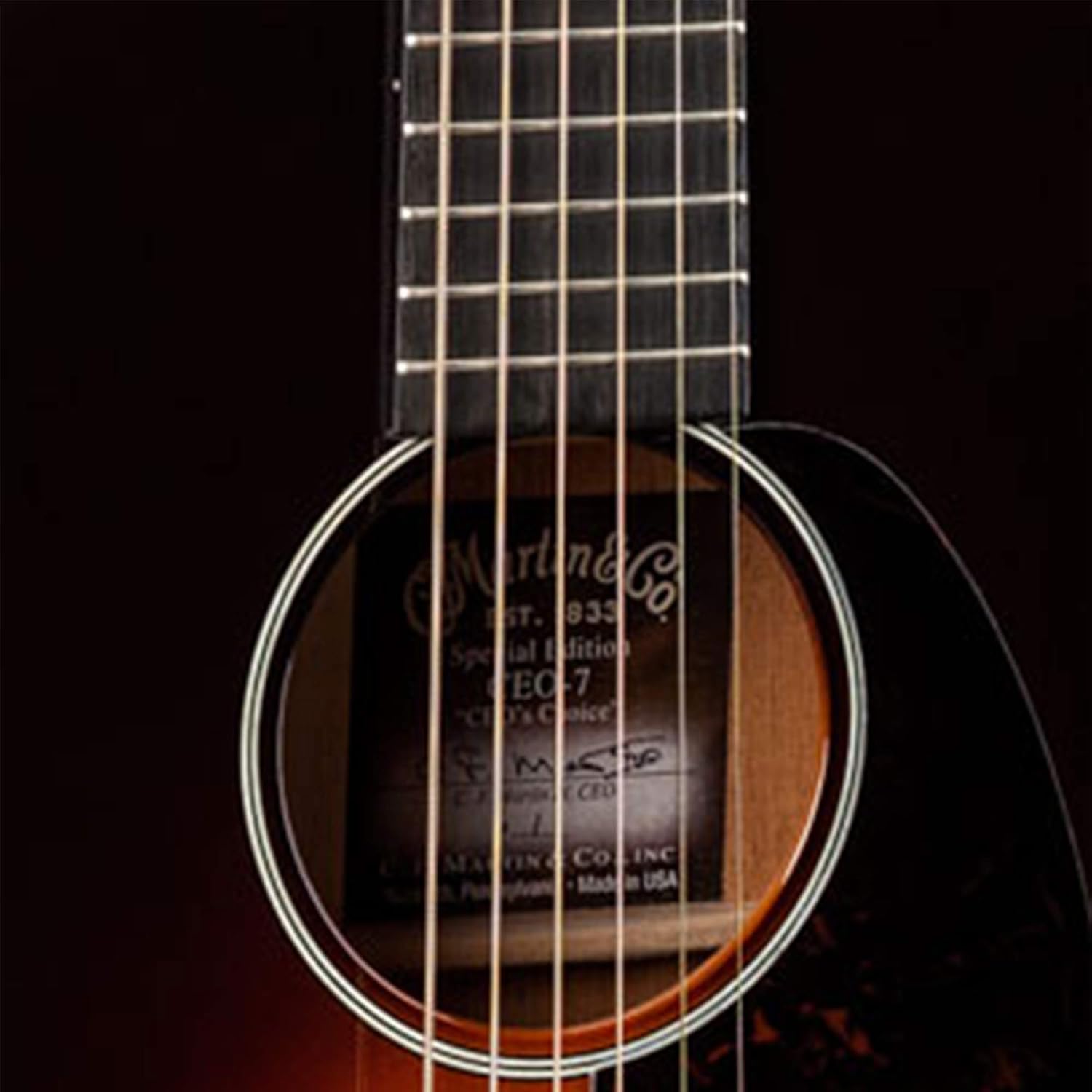 Martin CEO-7 - Teardrop Sunburst