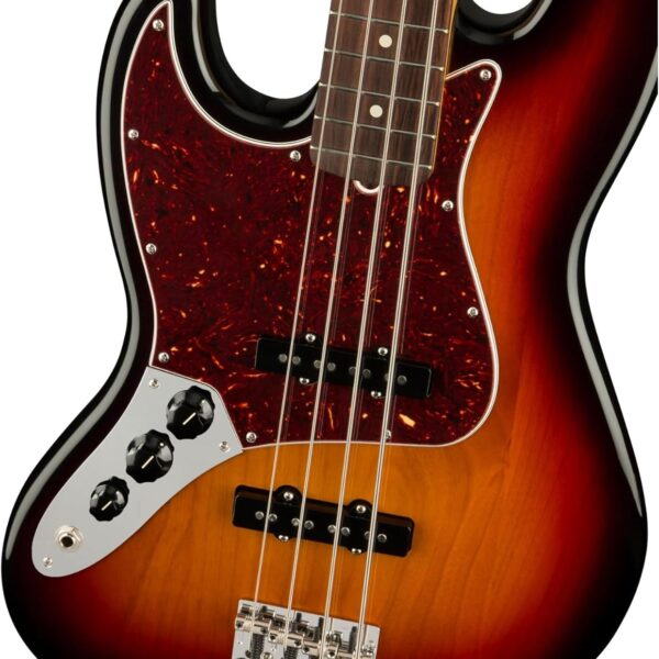 Fender American Professional II Jazz Bass, 3-Color Sunburst, Left-Handed, Rosewood Fingerboard