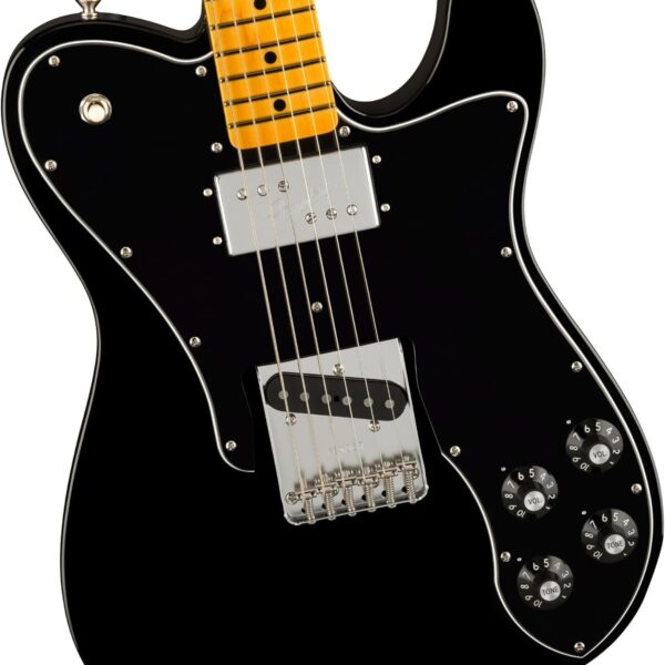 Fender American Vintage II 1977 Telecaster Custom Electric Guitar - Black