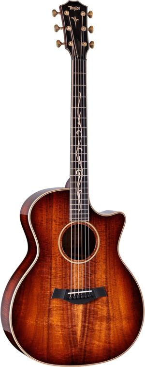 Taylor Next Generation K24ce Grand Auditorium Acoustic-Electric Guitar - Shaded Edgeburst with Hardshell Case