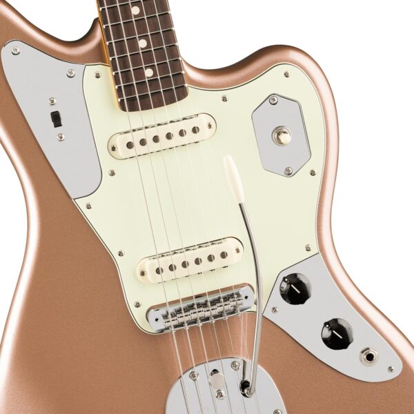 Fender American Professional Classic Jaguar - Faded Firemist Gold with Bonus Accessories