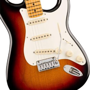 Fender American Ultra Luxe Vintage '50s Stratocaster – Maple, 3-Color Sunburst Bundle