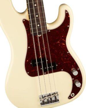Fender American Professional II Precision Bass Olympic White Bundle with Accessories
