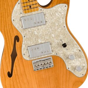 Fender American Vintage II 1972 Telecaster Thinline – Aged Natural Bundle