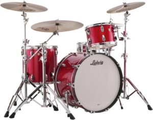 Ludwig Classic Maple Pro Beat 24 Shell Pack - Red Sparkle