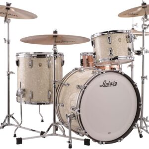 Ludwig Classic Maple Fab 22 Shell Pack - Vintage White Marine
