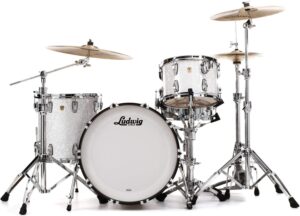 Ludwig Classic Maple Fab 22 Shell Pack - White Marine Pearl