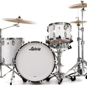 Ludwig Classic Maple Fab 22 Shell Pack - White Marine Pearl