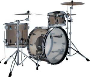 Ludwig Vistalite Pro Beat 3-piece Shell Pack - Bronze