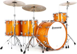 Ludwig Legacy Maple Zep 4-piece Shell Pack - Golden Slumbers