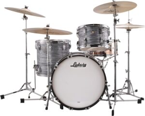 Ludwig Classic Maple Fab 22 Shell Pack - Vintage Blue Oyster