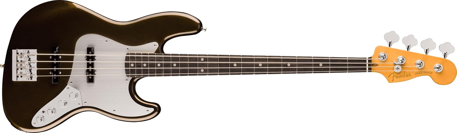 Fender American Ultra II Jazz Bass - Texas Tea with Ebony Fingerboard