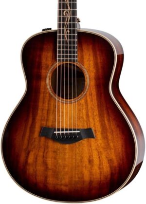 Taylor K21 Grand Theater Acoustic-Electric Guitar, Shaded Edgeburst with Aerocase