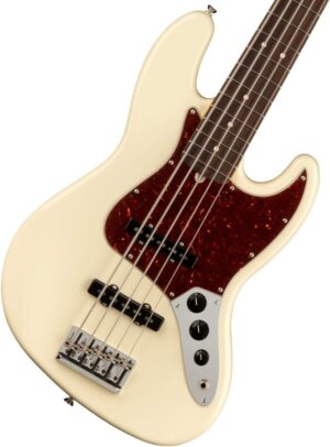 Fender American Professional II 5-String Jazz Bass, Olympic White, Rosewood Fingerboard
