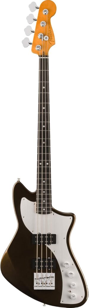 Fender American Ultra II Meteora Bass - Texas Tea Bundle