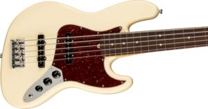 Fender American Professional II Jazz Bass V Olympic White Bundle