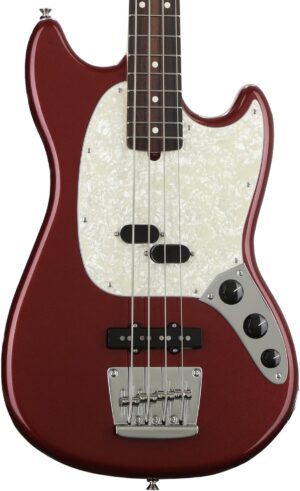 Fender American Performer Mustang Bass, Aubergine, Pau Ferro Fingerboard