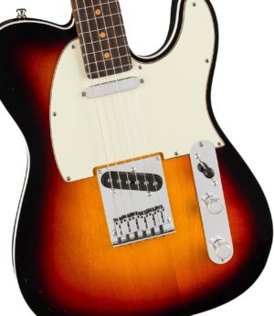 Fender American Ultra Luxe Vintage '60s Telecaster Custom Electric Guitar - 3-color Sunburst, Heirloom Lacquer